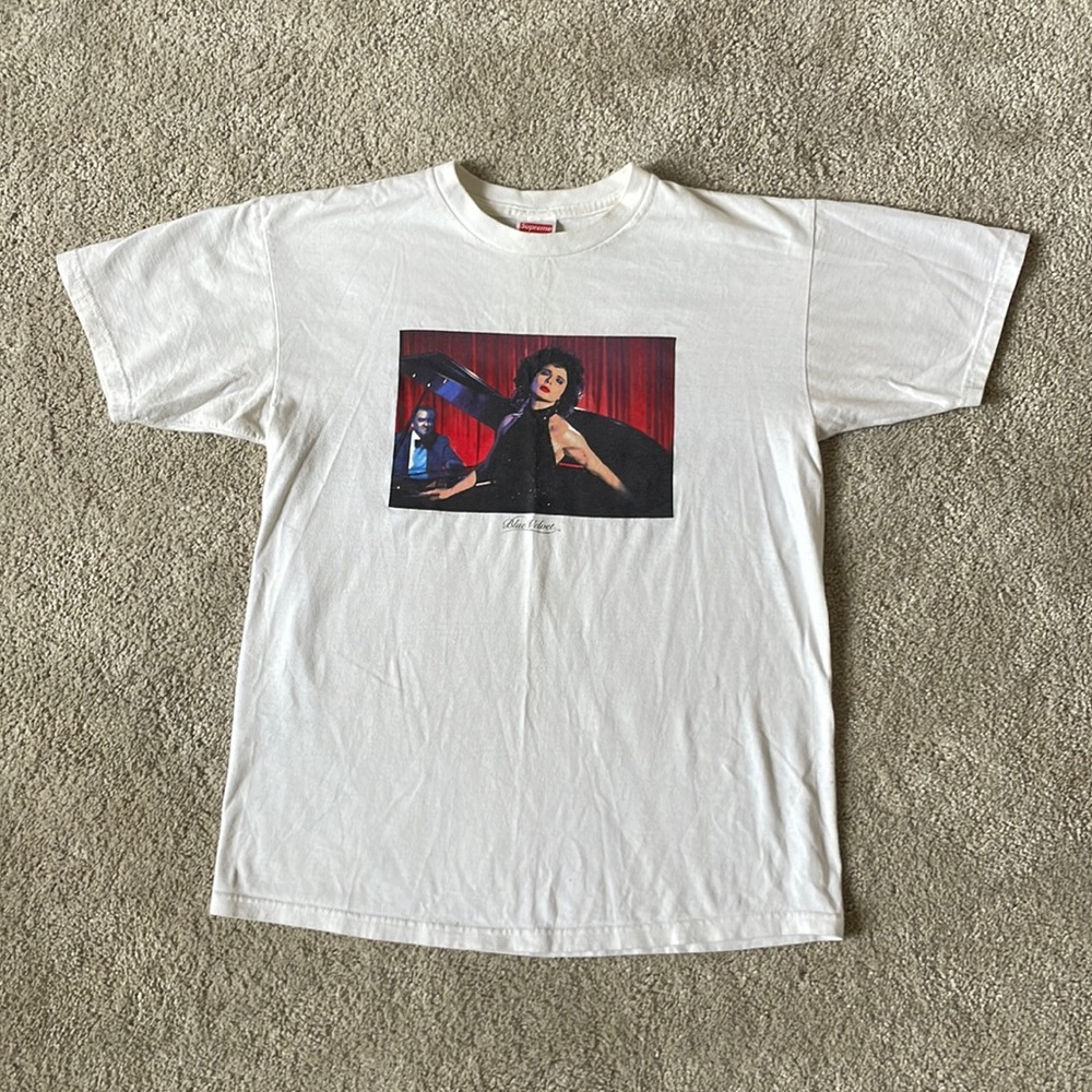 FW11 Supreme David Lynch Blue Velvet Made in Usa T-Shirt